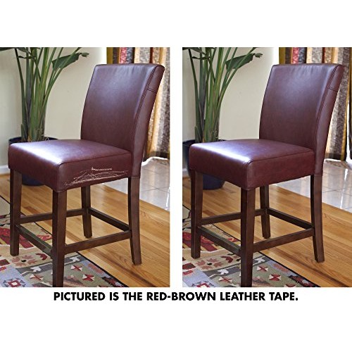 Match N Patch Realistic Dark Brown Leather Repair Tape