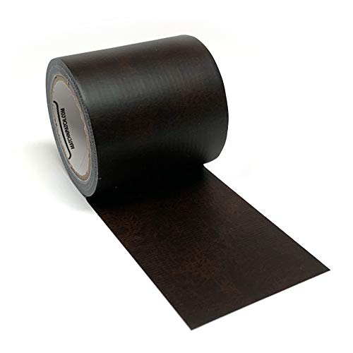 Match N Patch Realistic Dark Brown Leather Repair Tape