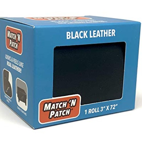 Match N Patch Self-Adhesive Leather Repair Tape, 3 inch x 72 inch...
