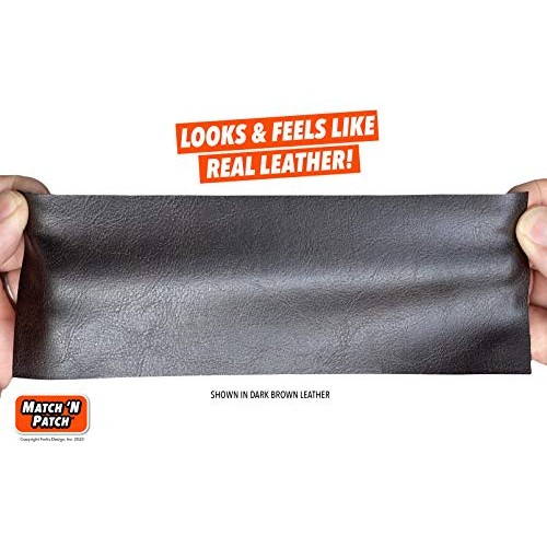 Match N Patch Self-Adhesive Leather Repair Tape, 3 inch x 72 inch...