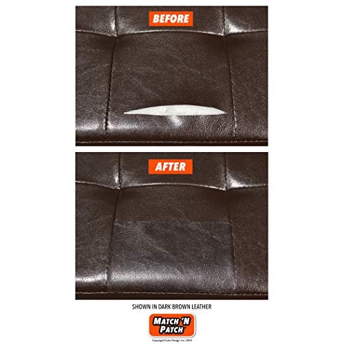 Match N Patch Self-Adhesive Leather Repair Tape, 3 inch x 72 inch...