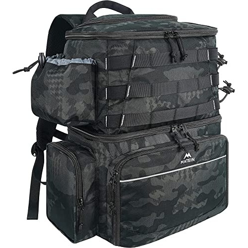 Fishing Tackle Backpack with Cooler, MATEIN Large Fishing Bag with...
