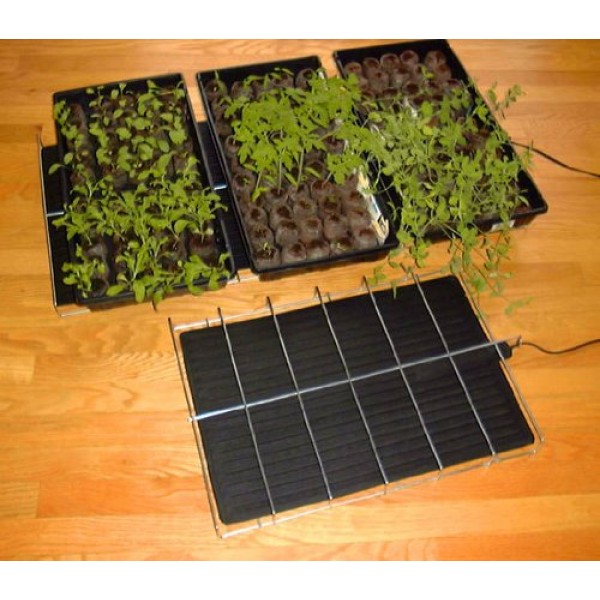 Gro Mat Plant Heater with Wire Rack, 17x38