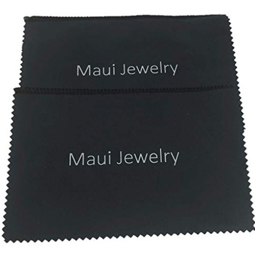 Maui Jewelry Polishing Cloth for Silver, Gold and Platinum 6 by 8...