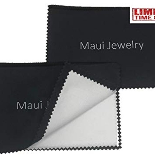 Maui Jewelry Polishing Cloth for Silver, Gold and Platinum 6 by 8...