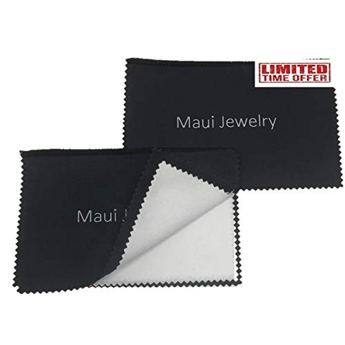 Maui Jewelry Polishing Cloth for Silver, Gold and Platinum 6 by 8...
