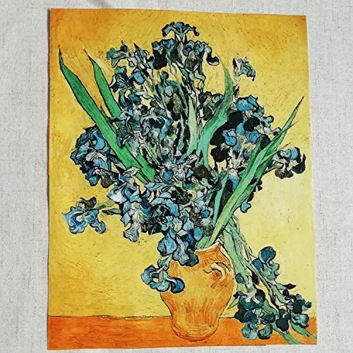 7 pcs of 20x25cm high Precision Printed Painting of Van Gogh Cotto...