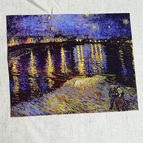 7 pcs of 20x25cm high Precision Printed Painting of Van Gogh Cotto...