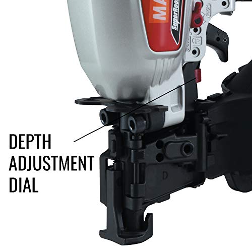 MAX USA CORP SuperRoofer CN445R3 Roofing Coil Nailer up to 1-3/4