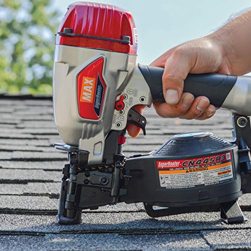MAX USA CORP SuperRoofer CN445R3 Roofing Coil Nailer up to 1-3/4