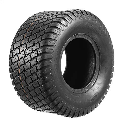 Set of 4 Lawn Mower Turf Tires 15x6-6 Front & 18x9.5-8 Rear Tracto...