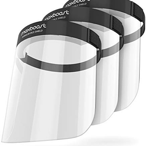 Maxboost Protective Kid Face Shield - 3 Pack Kid Size, DuraSlim ...
