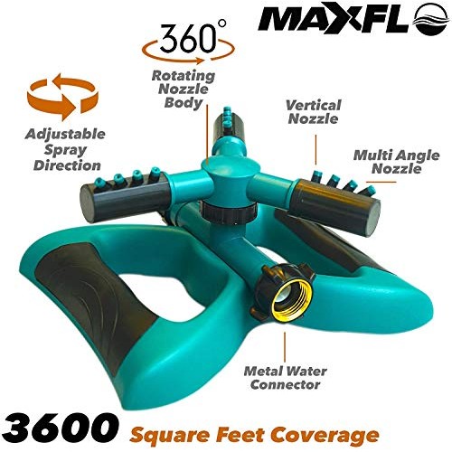 Sprinklers for Yard 2 PACK | Heavy Duty Water Sprinklers for Lawn ...