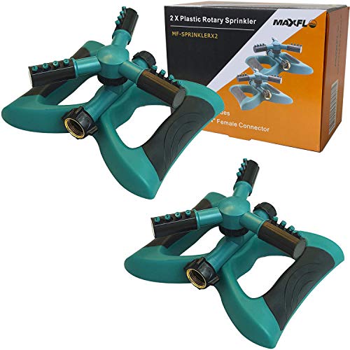 Sprinklers for Yard 2 PACK | Heavy Duty Water Sprinklers for Lawn ...
