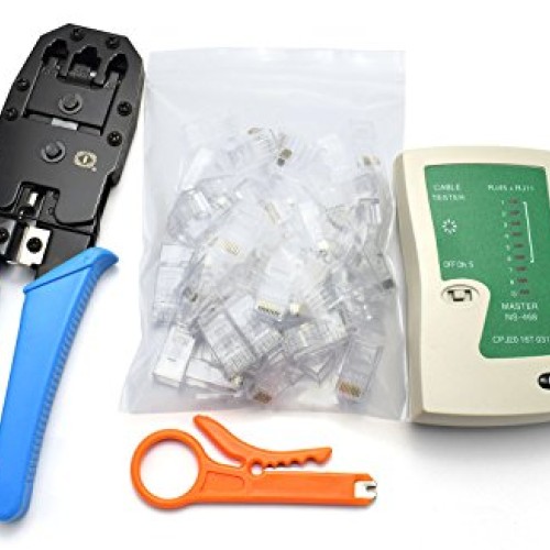 Maxmoral Ethernet Network Tool Kit - 4 in 1 Network Tool Set, Cabl...