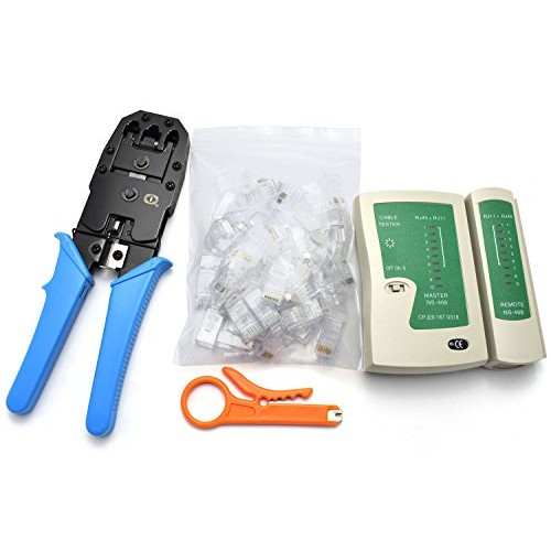 Maxmoral Ethernet Network Tool Kit - 4 in 1 Network Tool Set, Cabl...