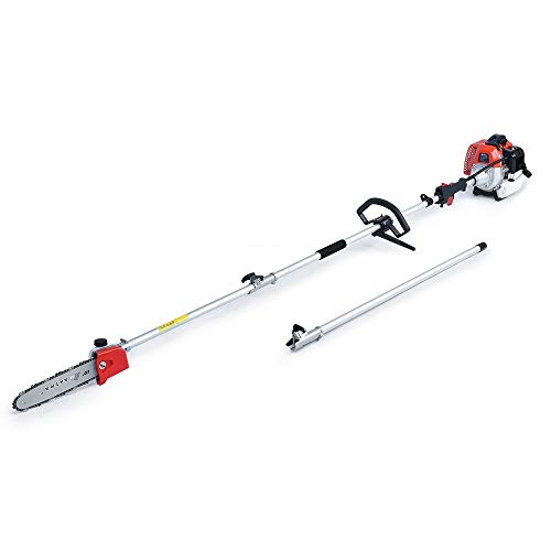 MAXTRA Gas Pole Saw, 42.7CC 2-Cycle Powerful Chainsaw Reach to 15 ...