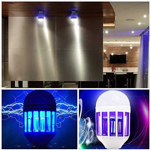 Maxtrv 2 Pack Bug Zapper Light Bulbs Mosquito Trap - UV LED Mosqui...