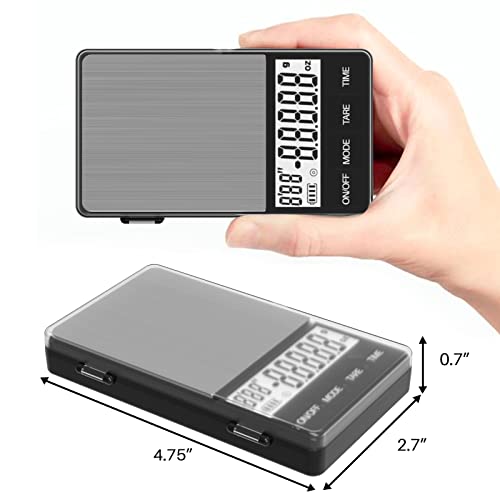 MAXUS Espresso Scale with Timer 1000g/0.1g Drip Coffee Scale, Smal...