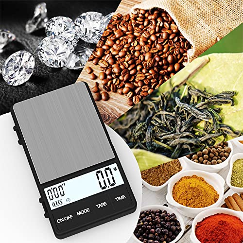 MAXUS Espresso Scale with Timer 1000g/0.1g Drip Coffee Scale, Smal...