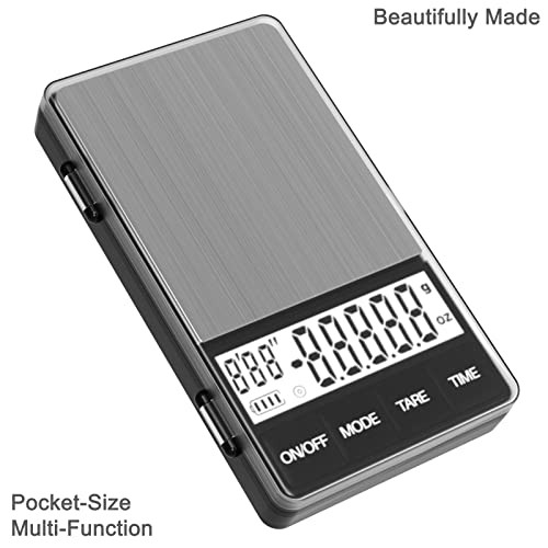 MAXUS Espresso Scale with Timer 1000g/0.1g Drip Coffee Scale, Smal...