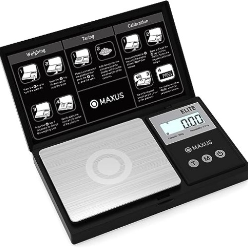 MAXUS Precision Pocket Scale 200g x 0.01g, Digital Gram Scale Smal...
