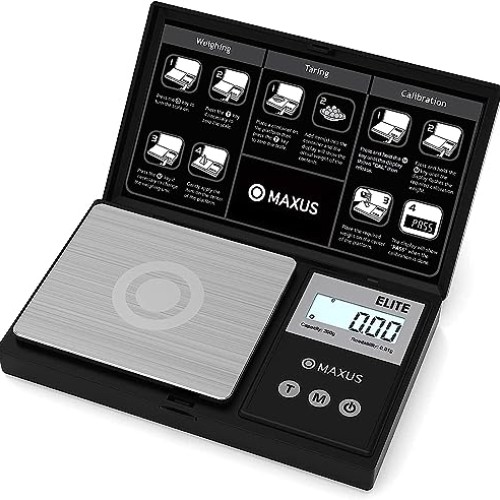 MAXUS Precision Pocket Scale 200g x 0.01g, Digital Gram Scale Smal...