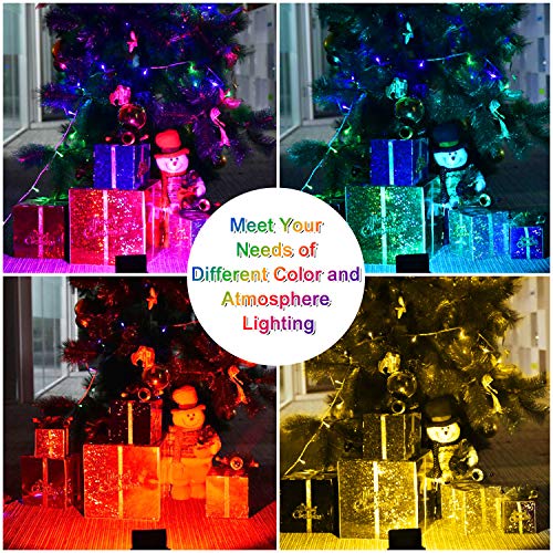 2-Pack 30W Color LED Flood Lights, Dimmable Color Changing Floodli...