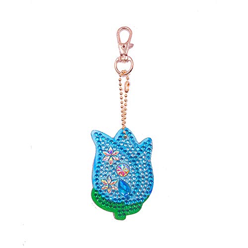 5D DIY Keychains Diamond Painting Kits for Adults Full Diamond Inl...
