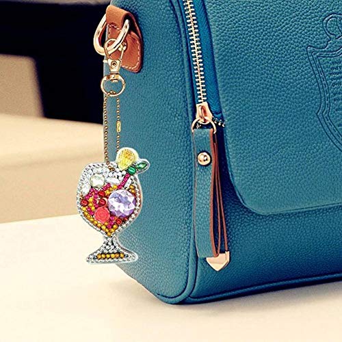 Bag Accessories Key Chain DIY Diamond Painting Full Drill Pendant ...