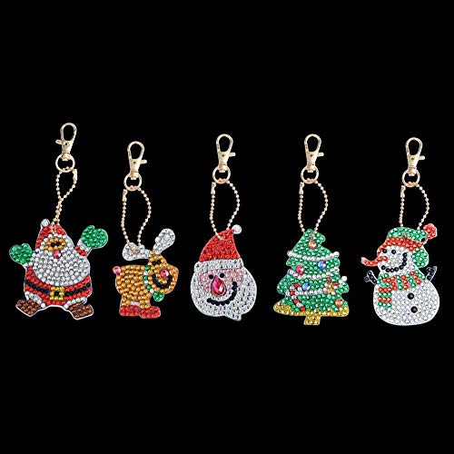 DIY Diamond Painting Keychains, DIY 5D Special Shape Full Diamond ...