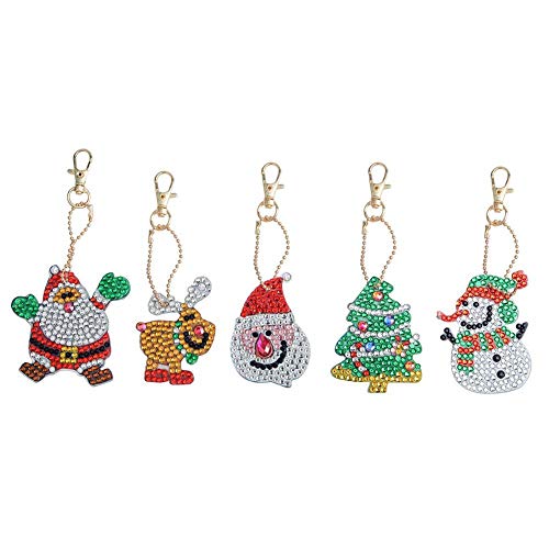 DIY Diamond Painting Keychains, DIY 5D Special Shape Full Diamond ...
