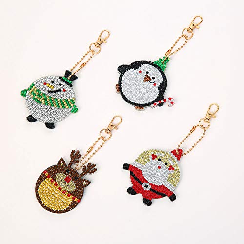 DIY Full Special Shaped Diamond Painting Keychains, Unique Shining...
