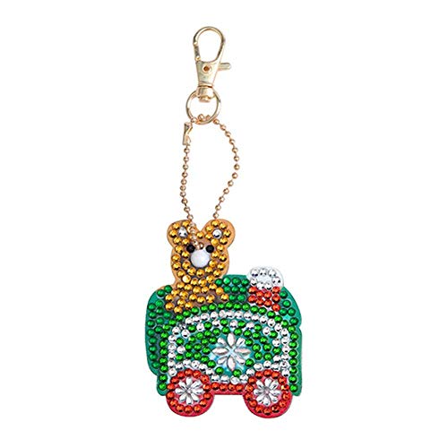 DIY Key Chain Diamond Painting Kits Bag Accessories Pendant Charm ...