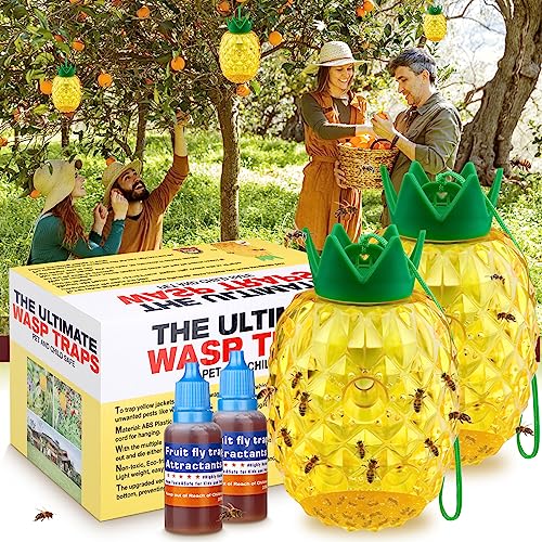 2023 Wasp Trap Outdoor Hanging, Bee Trap for Outside, Hornet Traps...