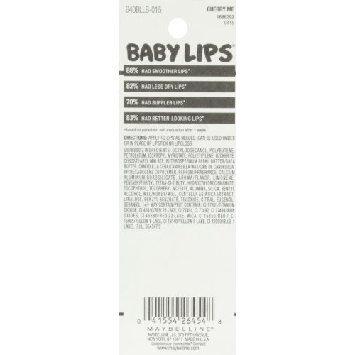 Maybelline Baby Lips Moisturizing Lip Balm Cherry Me. Yeah, its a...