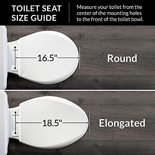 Mayfair Molded Wood Toilet Seat with Easy-Clean & Change Hinges, E...