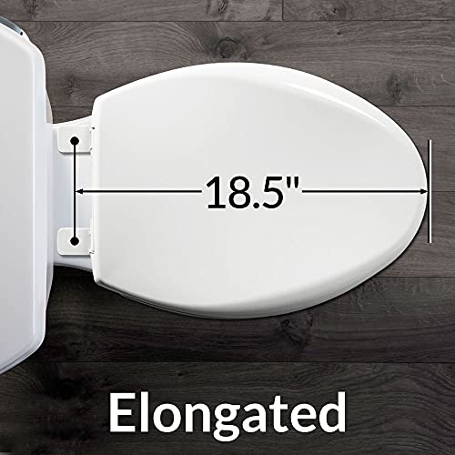Mayfair Molded Wood Toilet Seat with Easy-Clean & Change Hinges, E...