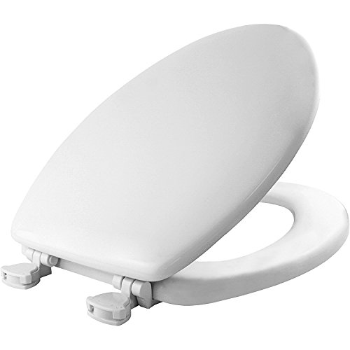Mayfair Molded Wood Toilet Seat with Easy-Clean & Change Hinges, E...