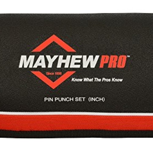 Mayhew 62078 12-Piece Hardened Steel Pin Punch Set