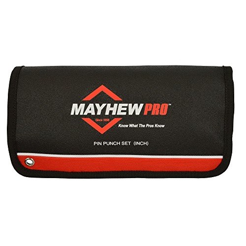 Mayhew 62078 12-Piece Hardened Steel Pin Punch Set
