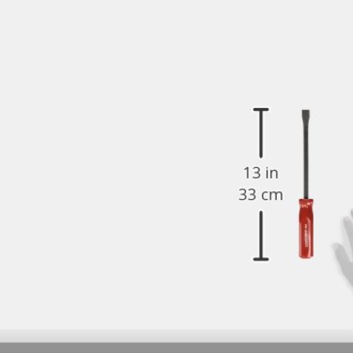 Mayhew Pro 40110 12-Inch Curved Screwdriver Pry Bar