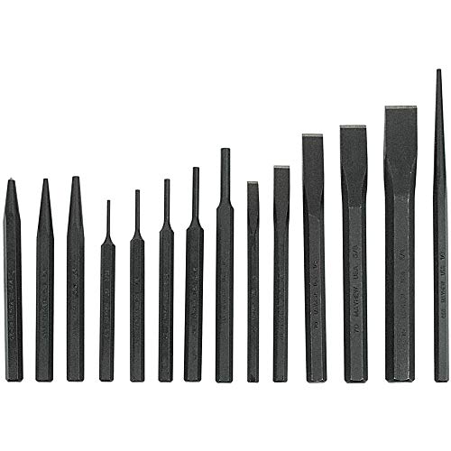 Mayhew Pro 61044 Punch and Chisel Kit, 14-Piece