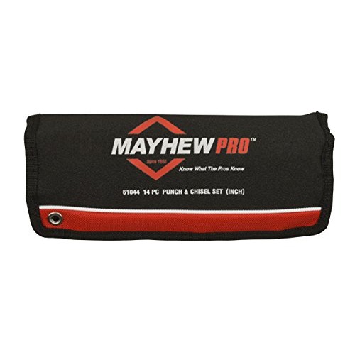 Mayhew Pro 61044 Punch and Chisel Kit, 14-Piece