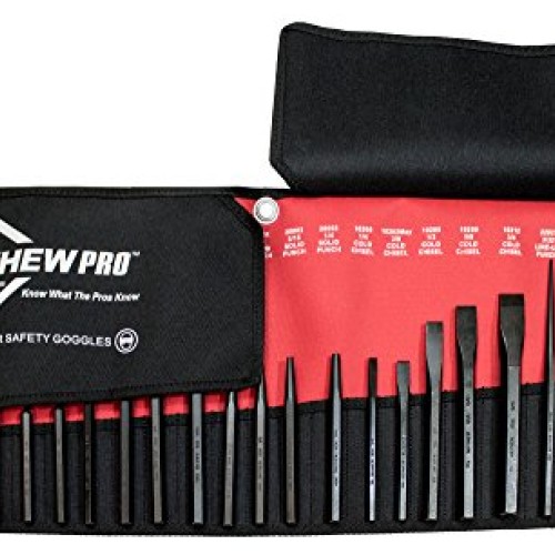 Mayhew 62287 Pro Series Punch and Chisel Set 20 Piece