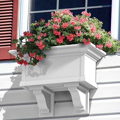 Mayne Yorkshire 2 Vinyl Window Box Planter Kit