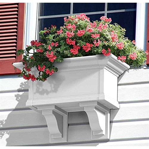 Mayne Yorkshire 2 Vinyl Window Box Planter Kit