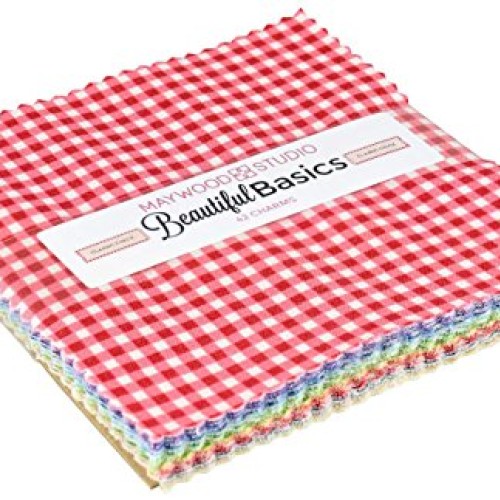 Beautiful Basics Classic Check Charm Pack 42 5-inch Squares Maywoo...