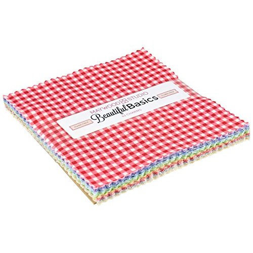 Beautiful Basics Classic Check Charm Pack 42 5-inch Squares Maywoo...