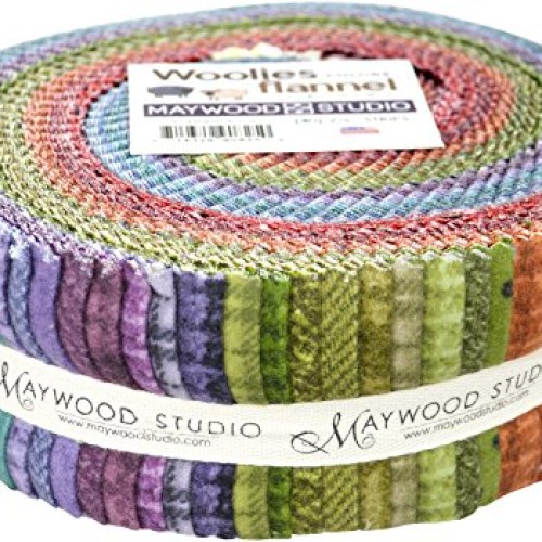 Bonnie Sullivan Woolies Flannel Colors Strips 40 2.5-inch Strips J...